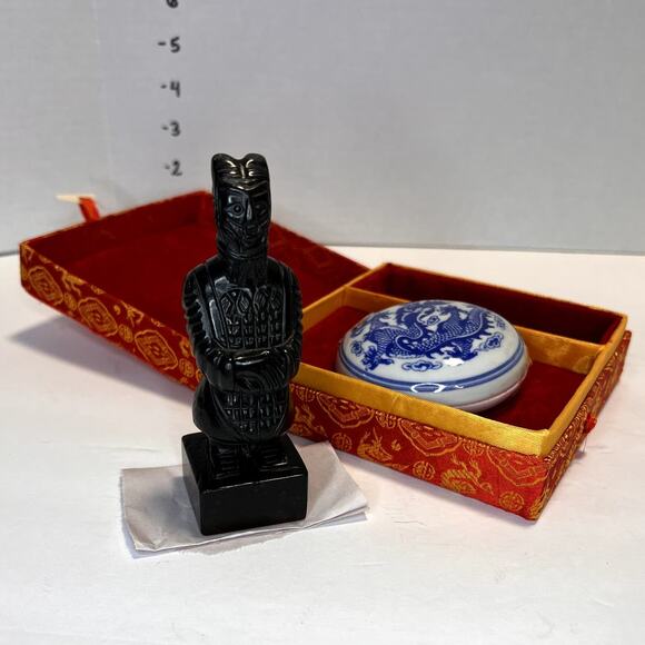 Japanese Ink Stamp “Jackson”, Souvenir, Heavy Japanese warrior - Picture 1 of 13